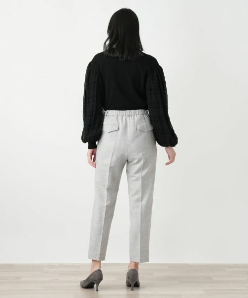 Leilian / レリアン その他パンツ | ヘリンボーンクロップドパンツ【Leilian WHITE LABEL】 | 詳細3