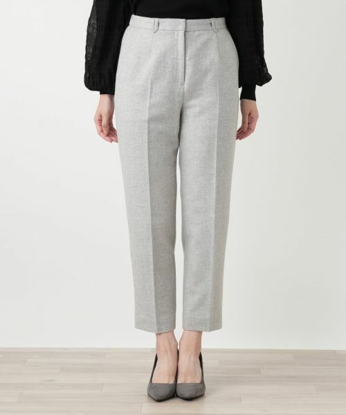 Leilian / レリアン その他パンツ | ヘリンボーンクロップドパンツ【Leilian WHITE LABEL】 | 詳細4