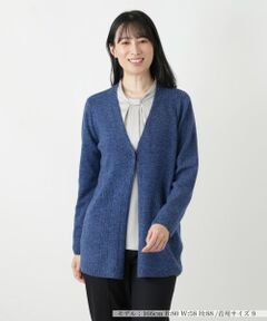 Leilian / レリアン カーディガン・ボレロ | カシミヤVネックカーディガン【Leilian WHITE LABEL】【BIAGIOLI】