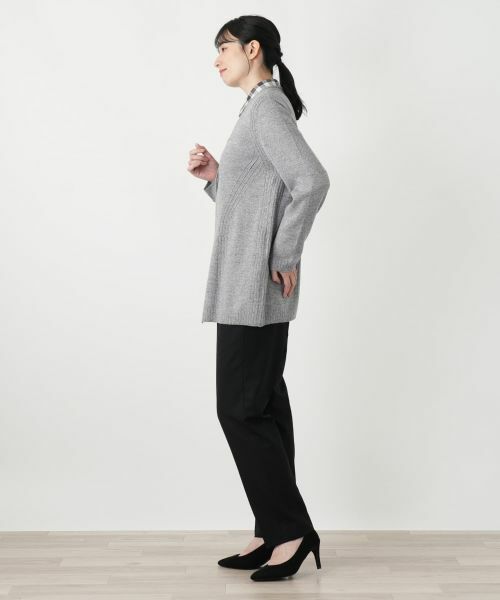 Leilian / レリアン カーディガン・ボレロ | カシミヤVネックカーディガン【Leilian WHITE LABEL】【BIAGIOLI】 | 詳細2