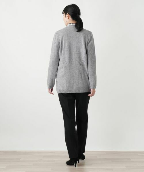 Leilian / レリアン カーディガン・ボレロ | カシミヤVネックカーディガン【Leilian WHITE LABEL】【BIAGIOLI】 | 詳細3