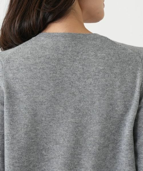 Leilian / レリアン ニット・セーター | カシミヤ混刺繍クルーネックニット【Leilian WHITE LABEL】 | 詳細11