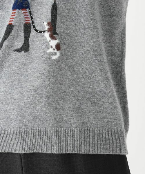 Leilian / レリアン ニット・セーター | カシミヤ混刺繍クルーネックニット【Leilian WHITE LABEL】 | 詳細13