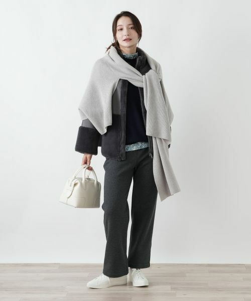 Leilian / レリアン カットソー | ペイズリー柄ハイネックカットソー【Leilian WHITE LABEL】 | 詳細12