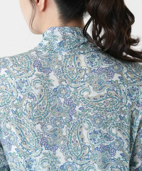 Leilian / レリアン カットソー | ペイズリー柄ハイネックカットソー【Leilian WHITE LABEL】 | 詳細22