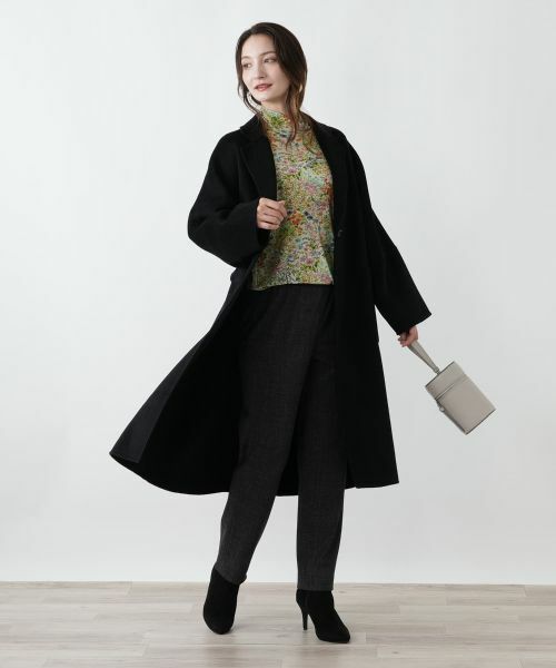 Leilian / レリアン カットソー | 小花柄ハイネックカットソー【Leilian WHITE LABEL】 | 詳細12