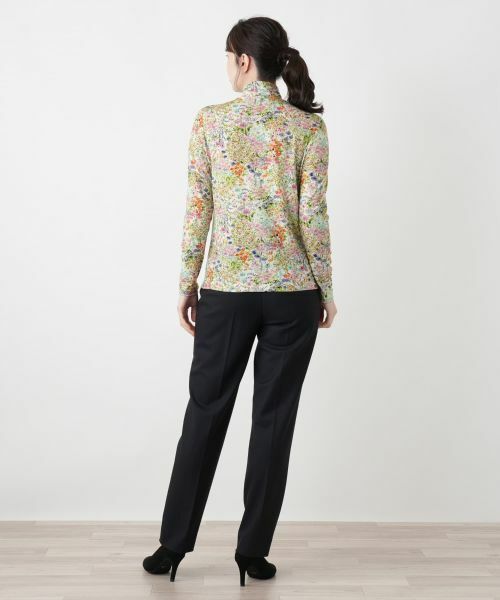 Leilian / レリアン カットソー | 小花柄ハイネックカットソー【Leilian WHITE LABEL】 | 詳細17