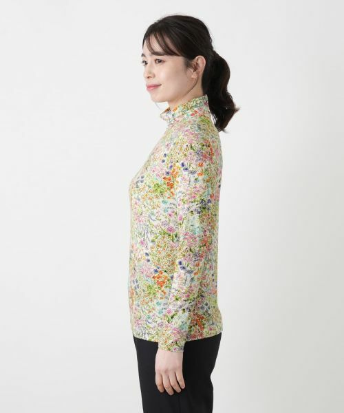 Leilian / レリアン カットソー | 小花柄ハイネックカットソー【Leilian WHITE LABEL】 | 詳細19