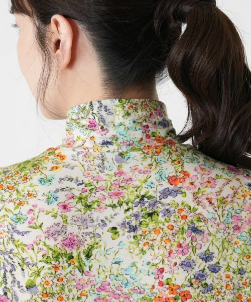 Leilian / レリアン カットソー | 小花柄ハイネックカットソー【Leilian WHITE LABEL】 | 詳細22