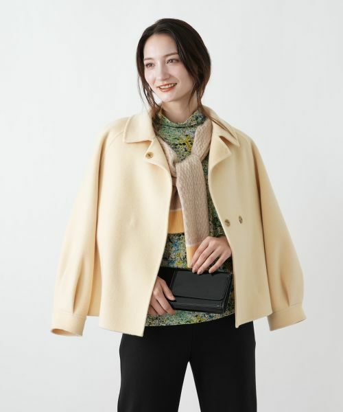 Leilian / レリアン カットソー | 小花柄ハイネックカットソー【Leilian WHITE LABEL】 | 詳細3