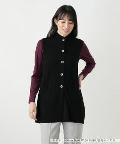 Leilian / レリアン テーラードジャケット | カシミヤニットベスト【Leilian WHITE LABEL】