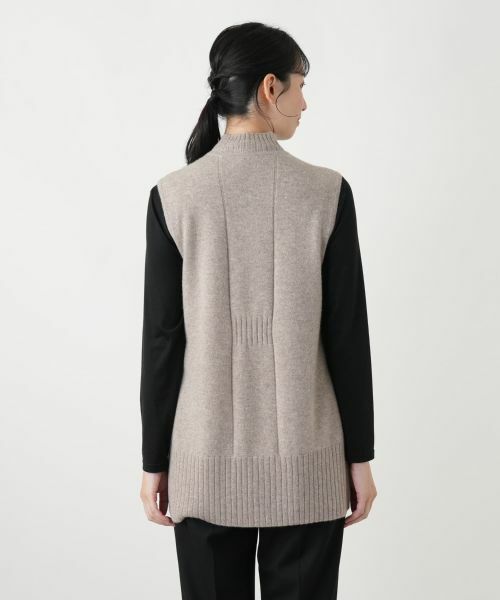 Leilian / レリアン テーラードジャケット | カシミヤニットベスト【Leilian WHITE LABEL】 | 詳細12