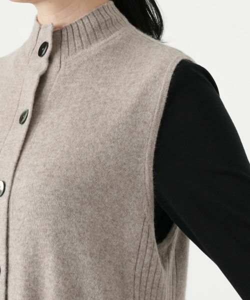 Leilian / レリアン テーラードジャケット | カシミヤニットベスト【Leilian WHITE LABEL】 | 詳細15