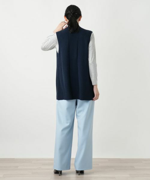 Leilian / レリアン テーラードジャケット | カシミヤニットベスト【Leilian WHITE LABEL】 | 詳細6