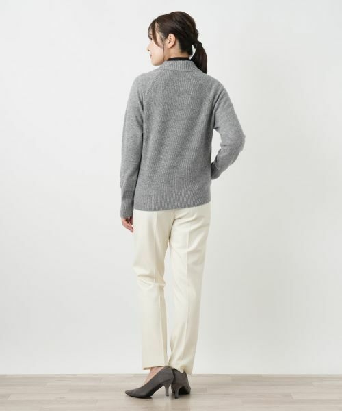 Leilian / レリアン カーディガン・ボレロ | カシミヤジップカーディガン【Leilian WHITE LABEL】 | 詳細12