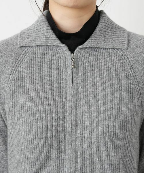Leilian / レリアン カーディガン・ボレロ | カシミヤジップカーディガン【Leilian WHITE LABEL】 | 詳細16