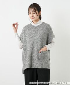 Leilian / レリアン テーラードジャケット | ラメニットベスト【Leilian WHITE LABEL】