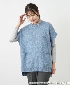 Leilian / レリアン テーラードジャケット | ラメニットベスト【Leilian WHITE LABEL】