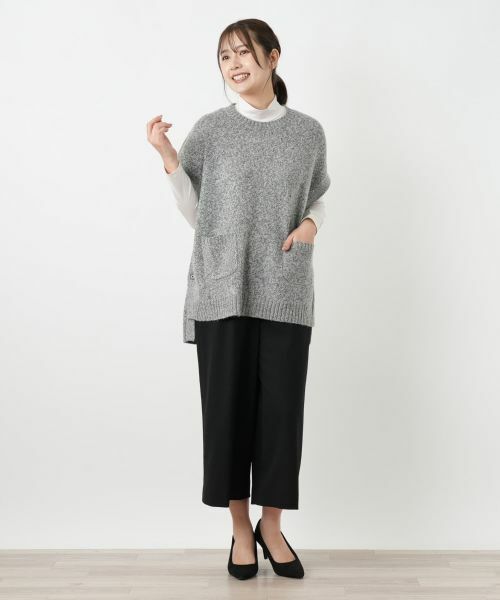 Leilian / レリアン テーラードジャケット | ラメニットベスト【Leilian WHITE LABEL】 | 詳細1