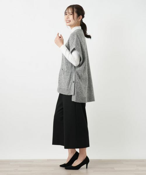 Leilian / レリアン テーラードジャケット | ラメニットベスト【Leilian WHITE LABEL】 | 詳細2