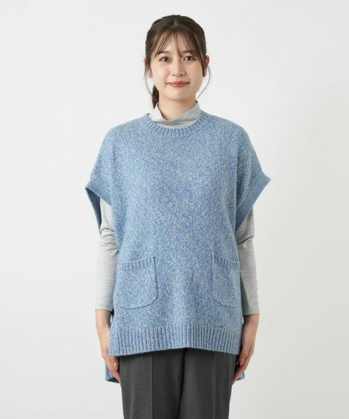 Leilian / レリアン テーラードジャケット | ラメニットベスト【Leilian WHITE LABEL】 | 詳細7