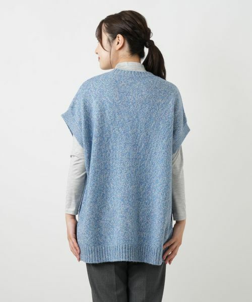 Leilian / レリアン テーラードジャケット | ラメニットベスト【Leilian WHITE LABEL】 | 詳細9