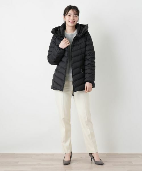 Leilian / レリアン その他アウター | フーデッドダウンコート | 詳細1