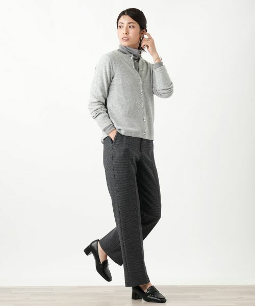 Leilian / レリアン カーディガン・ボレロ | ビジュークルーネックカーディガン【Leilian WHITE LABEL】 | 詳細1