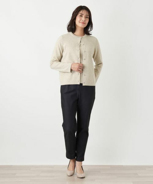 Leilian / レリアン カーディガン・ボレロ | ビジュークルーネックカーディガン【Leilian WHITE LABEL】 | 詳細12