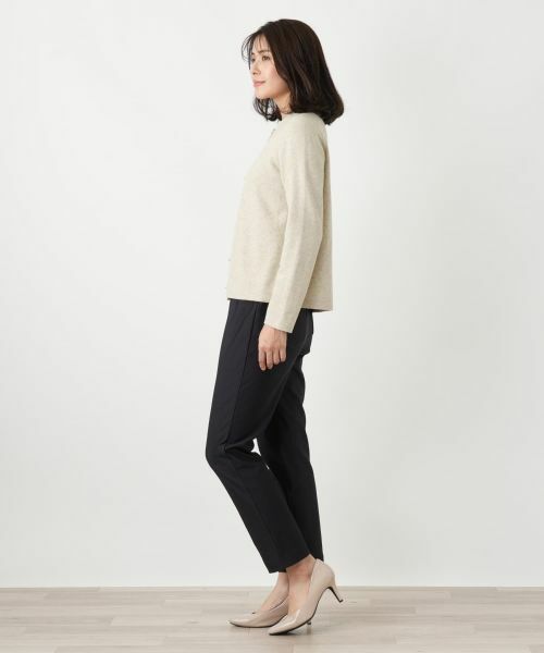 Leilian / レリアン カーディガン・ボレロ | ビジュークルーネックカーディガン【Leilian WHITE LABEL】 | 詳細13