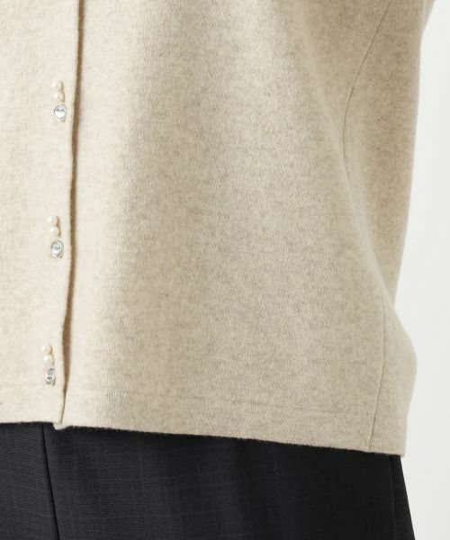 Leilian / レリアン カーディガン・ボレロ | ビジュークルーネックカーディガン【Leilian WHITE LABEL】 | 詳細21