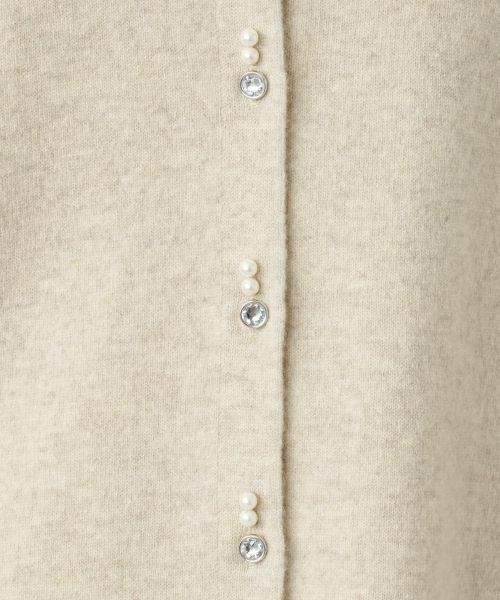 Leilian / レリアン カーディガン・ボレロ | ビジュークルーネックカーディガン【Leilian WHITE LABEL】 | 詳細22