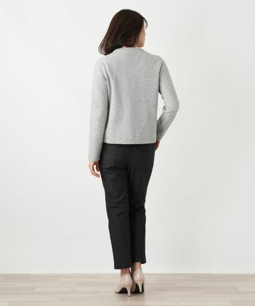 Leilian / レリアン カーディガン・ボレロ | ビジュークルーネックカーディガン【Leilian WHITE LABEL】 | 詳細7