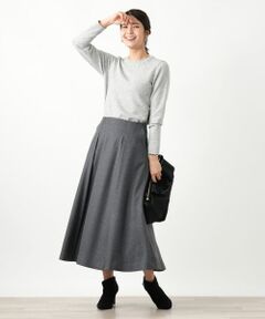 Leilian / レリアン ニット・セーター | ビジュークルーネックニット【Leilian WHITE LABEL】