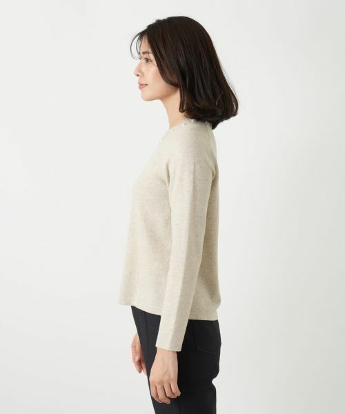 Leilian / レリアン ニット・セーター | ビジュークルーネックニット【Leilian WHITE LABEL】 | 詳細16