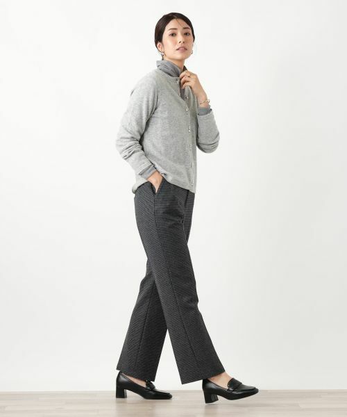 Leilian / レリアン その他パンツ | 千鳥格子柄テーパードパンツ【Leilian WHITE LABEL】 | 詳細1