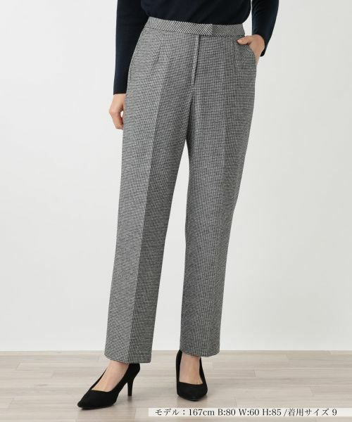 Leilian / レリアン その他パンツ | 千鳥格子柄テーパードパンツ【Leilian WHITE LABEL】 | 詳細20