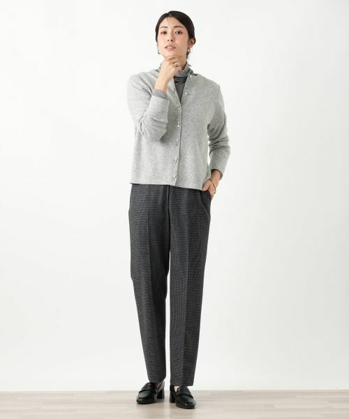 Leilian / レリアン その他パンツ | 千鳥格子柄テーパードパンツ【Leilian WHITE LABEL】 | 詳細3