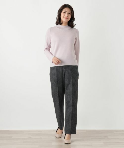 Leilian / レリアン その他パンツ | 千鳥格子柄テーパードパンツ【Leilian WHITE LABEL】 | 詳細5