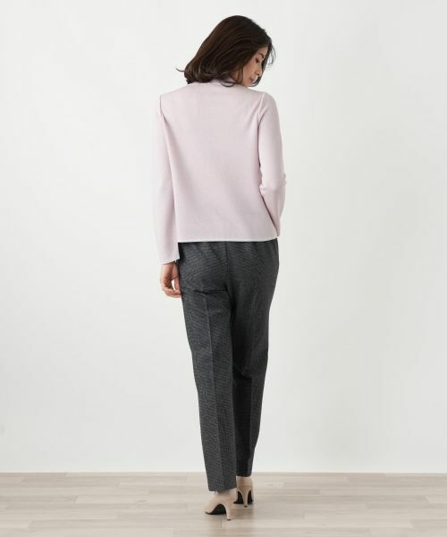 Leilian / レリアン その他パンツ | 千鳥格子柄テーパードパンツ【Leilian WHITE LABEL】 | 詳細7