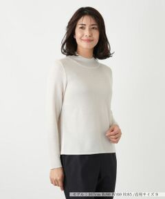 Leilian / レリアン ニット・セーター | ラメハイネックニット【Leilian WHITE LABEL】