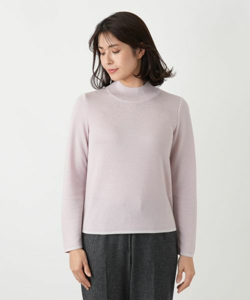 Leilian / レリアン ニット・セーター | ラメハイネックニット【Leilian WHITE LABEL】 | 詳細10