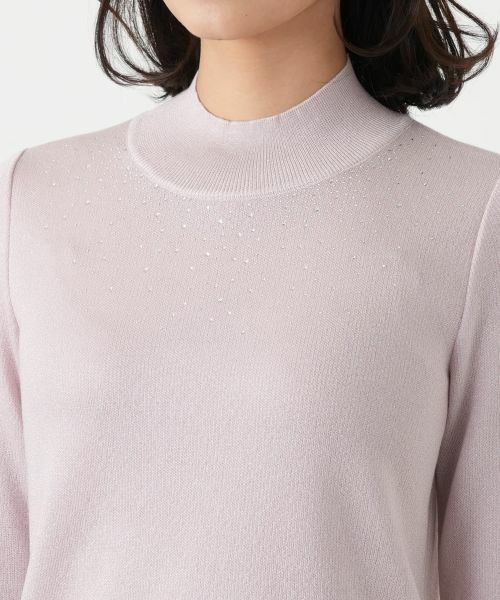 Leilian / レリアン ニット・セーター | ラメハイネックニット【Leilian WHITE LABEL】 | 詳細13