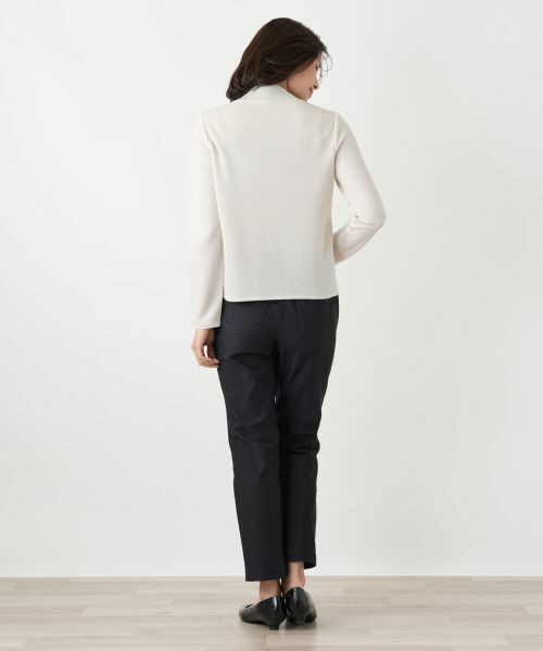 Leilian / レリアン ニット・セーター | ラメハイネックニット【Leilian WHITE LABEL】 | 詳細6