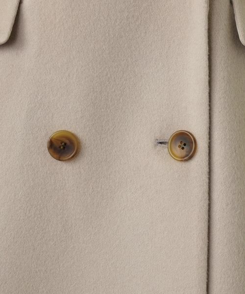 Leilian / レリアン その他アウター | フェイクファー切替ダブルブレストコート | 詳細19