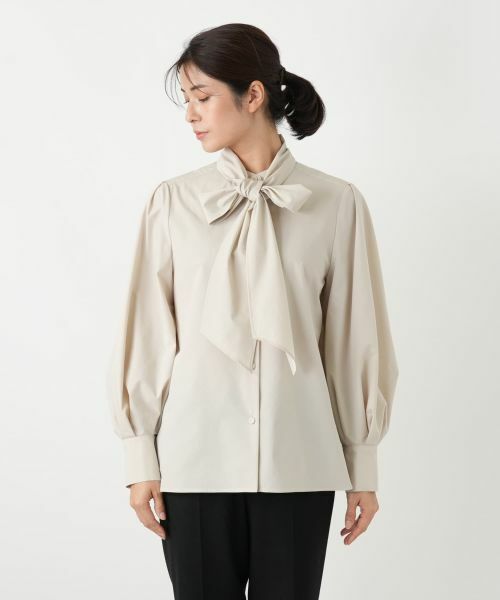 Leilian / レリアン シャツ・ブラウス | ビッグボウタイブラウス | 詳細11