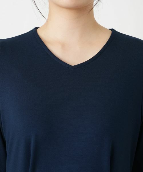 Leilian / レリアン ドレス | Vネックフレアワンピース | 詳細10