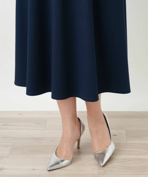 Leilian / レリアン ドレス | Vネックフレアワンピース | 詳細13