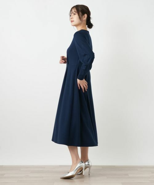 Leilian / レリアン ドレス | Vネックフレアワンピース | 詳細5