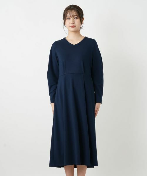 Leilian / レリアン ドレス | Vネックフレアワンピース | 詳細7